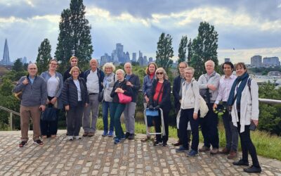 Walking tour of Rotherhithe; redeveloped docks and historic fishing village